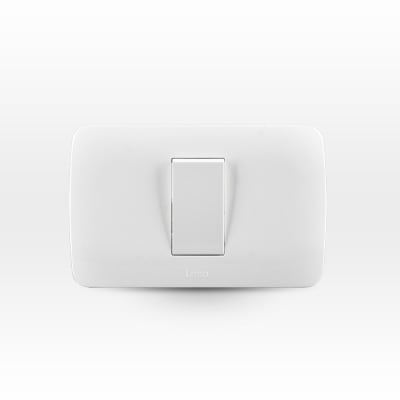 INTERRUPTOR BLANCO ARMADO  SIMPLE LEXO1