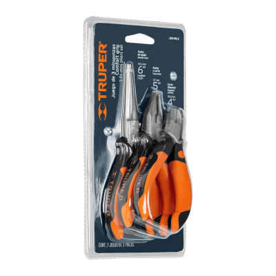 JUEGO DE 3 MINI PINZAS TRUPER1