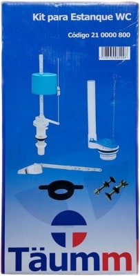 KIT COMPLETO ESTANQUE WC CARGA FM, DESCARGA, MANILLA. TAUMM1