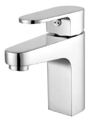 Llave Lavamanos Monomando Acero Cromado. Taumm Lux1