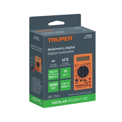 MULTIMETRO DIGITAL TRUPER