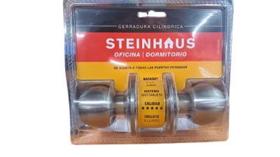 CERRADURA CILINDRICA INOX. STEINHAUS