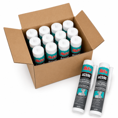 TAPAGOTERAS Y SELLADOR HOJALATERÍA AKFIX AC590 - PACK 12 UND
