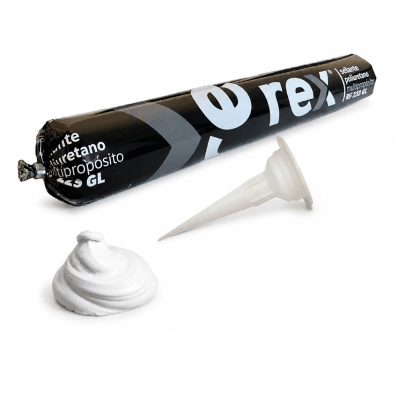 SELLADOR POLIURETANO MULTIUSO PATE 600ML REX - BLANCO