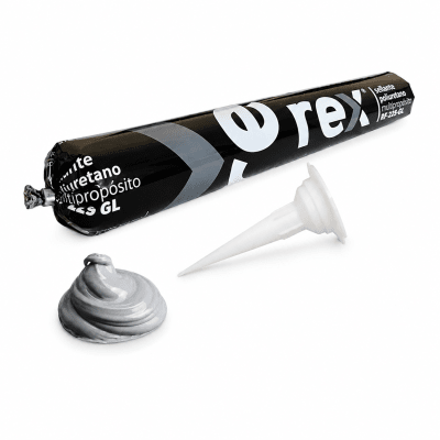 SELLADOR POLIURETANO MULTIUSO PATE 600ML REX - GRIS