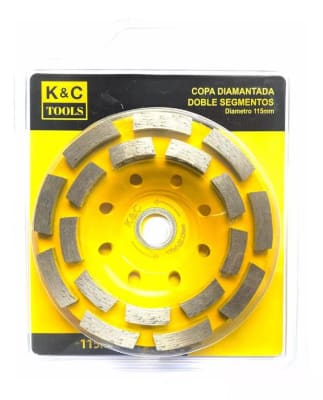 Copa Desbaste Hormigón Concreto Doble Segmento