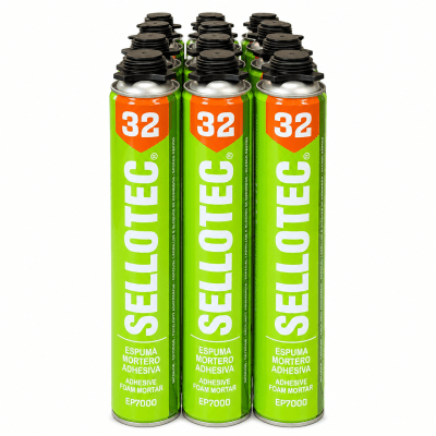 ESPUMA ADHESIVA PARA MONTAJE SELLOTEC 32 - PACK 12UND