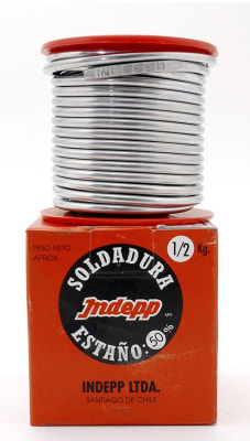 SOLDADURA ALAMBRE ESTAÑO 50%  INDEEP METRO2