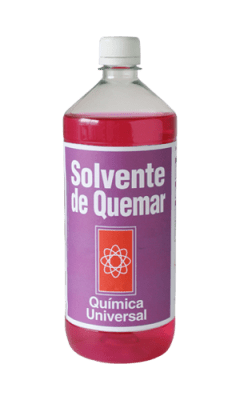 SOLVENTE QUEMAR QUIMICA UNIVERSAL