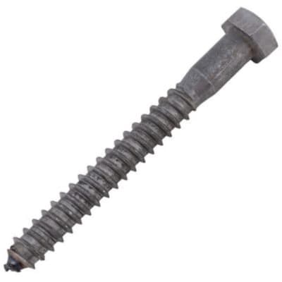 TORNILLO TIRAFONDO NEGRO CAB. HEX. 5/16PULG