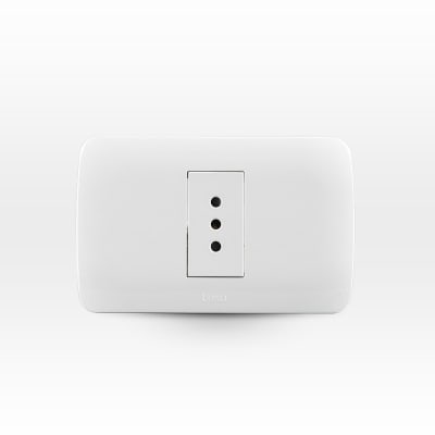 TOMACORRIENTE BLANCO ARMADO SIMPLE LEXO