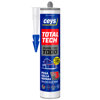 ADHESIVO SELLADOR HIBRIDO TOTAL TECH CEYS - BLANCO