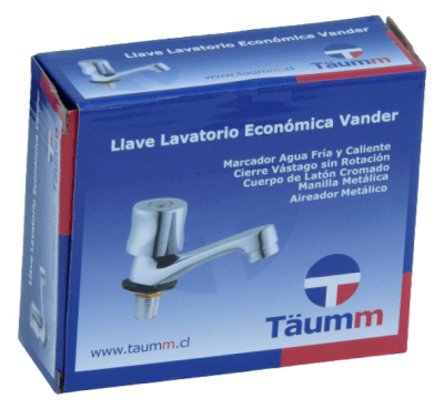 LLAVE LAVATORIO ECONOMICA VANDER TAUMM