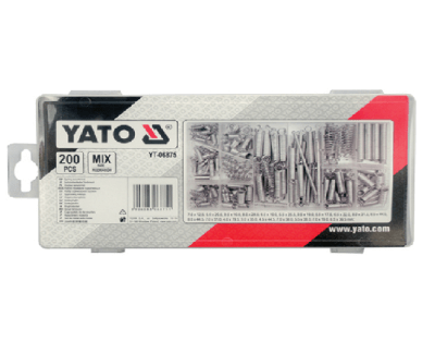 SET RESORTES 200PCS YATO