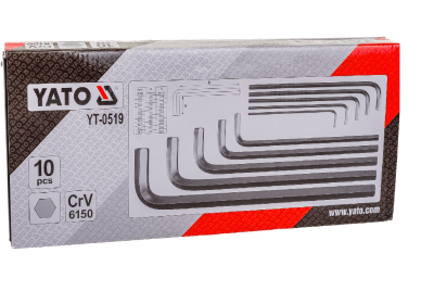 JUEGO LLAVES ALLEN 10PCS YATO