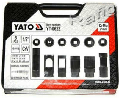 JUEGO DADOS INYECCION DIESEL 6PCS YATO