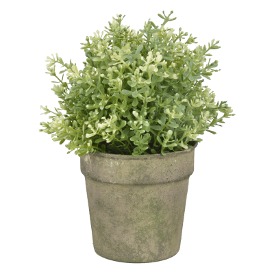 MACETERO METAL EFECTO MUSGO