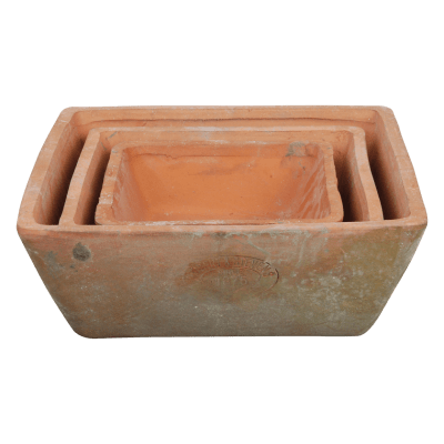 MACETERO GREDA CUADRADO