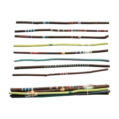 Set de 8 ramas de colores