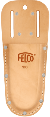 FUNDA CUERO NATURAL CON PRESILLA Y ENGANCHE FELCO 910