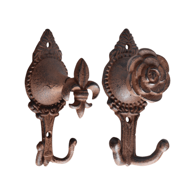 PERCHA FLOR LIS ROSA