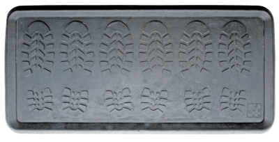 Alfombra de goma para zapatos