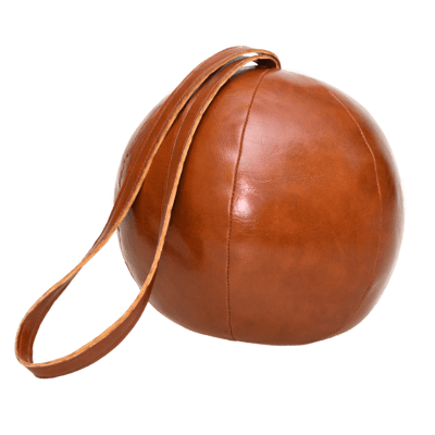 TOPA PUERTA BOLA CUERINA