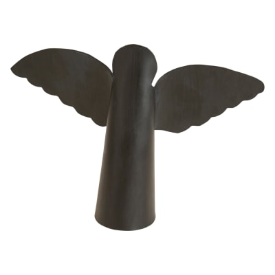 Porta vela angel negro