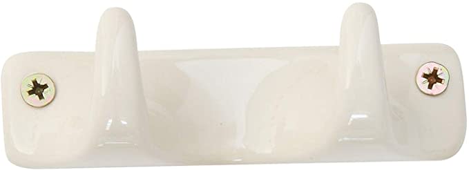 PERCHA CERAMICA BLANCA 2 GANCHOS.1
