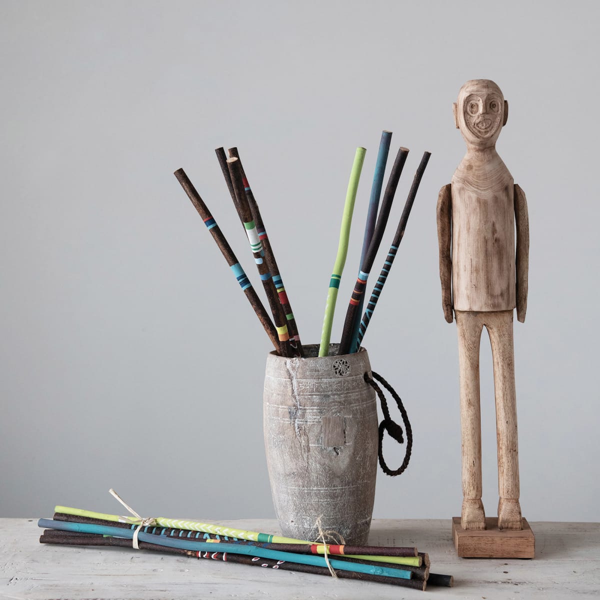 Set de 8 ramas de colores2