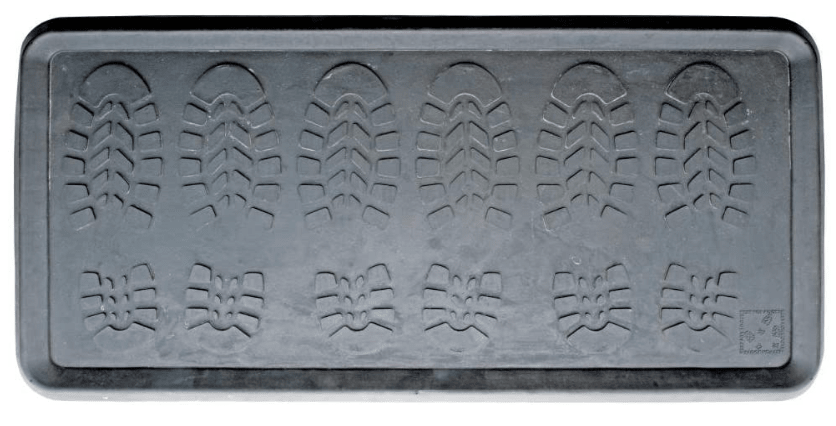 Alfombra de goma para zapatos1