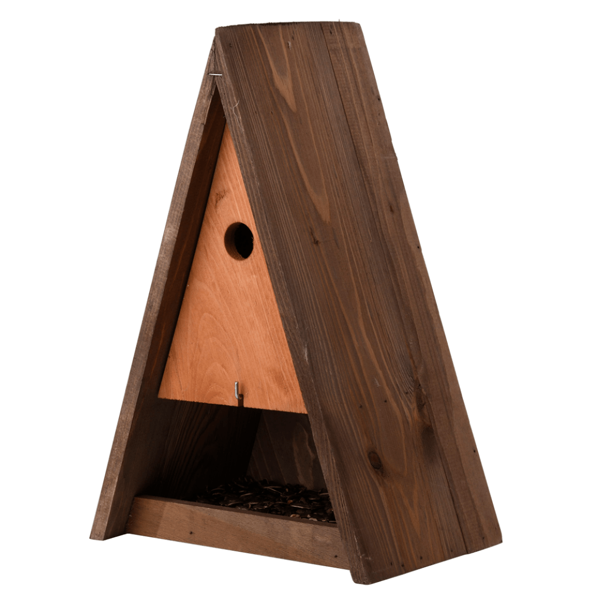 CASA PÁJARO TRIANGULAR COMEDERO1
