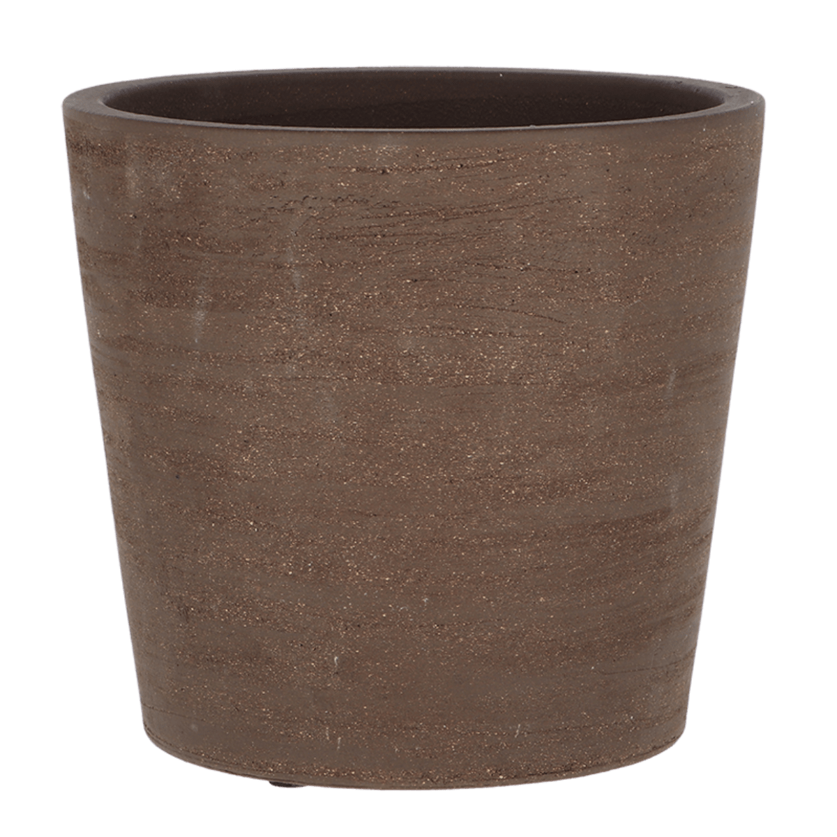 MACETERO CERAMICA CAFÉ SIN ESMALTE4