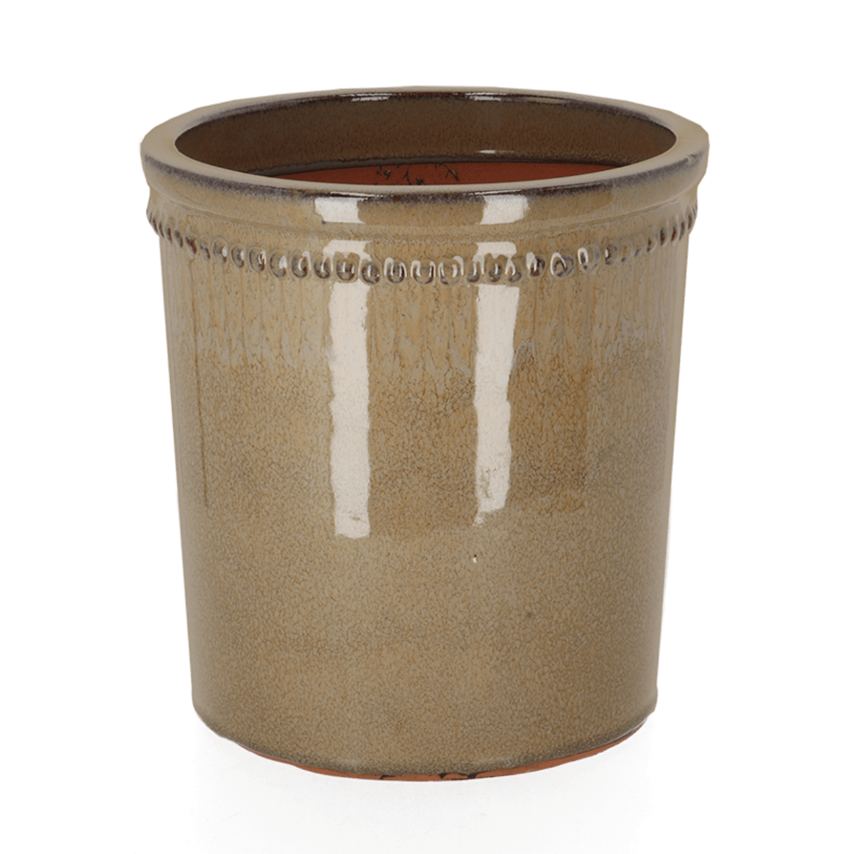 MACETERO CERAMICA GRIS3