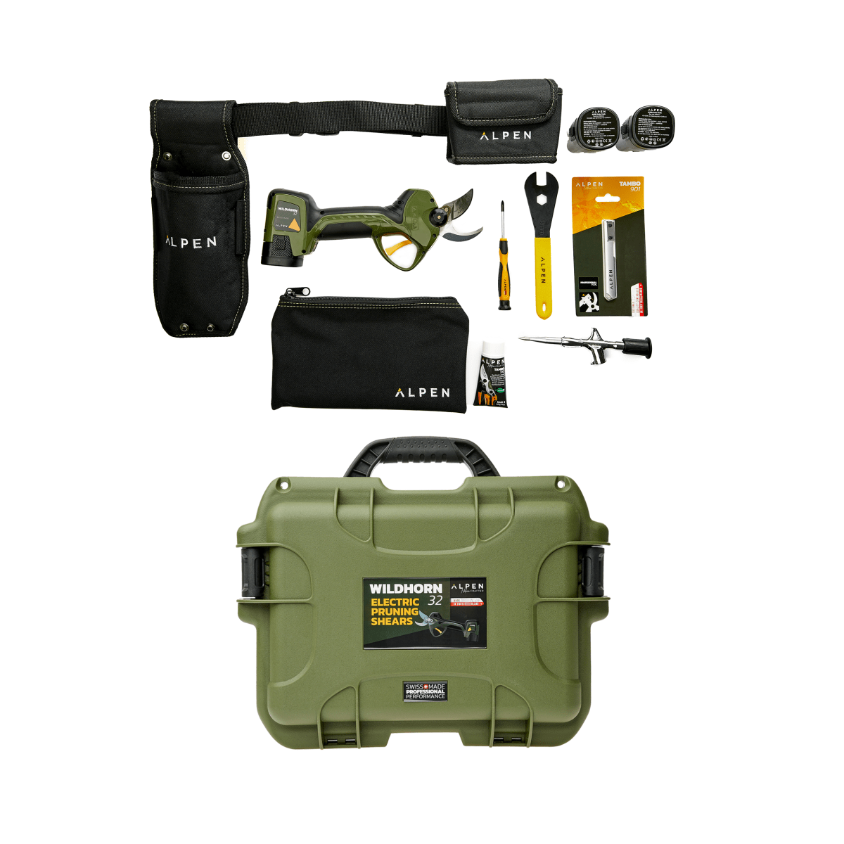 Tijera de poda eléctrica inalambrica ALPEN2