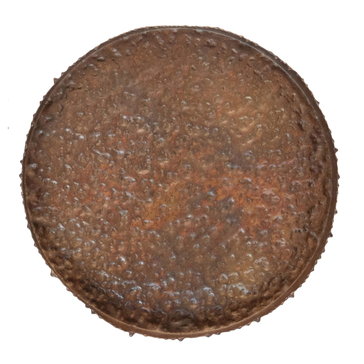 Bandeja redonda efecto martillado3