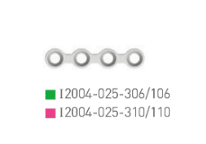 Placa Recta 2.0, 4 orif.