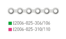 Placa Recta 2.0, 6 orif.