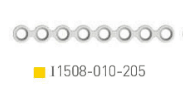 Placa Recta 1.5, 8 orif.