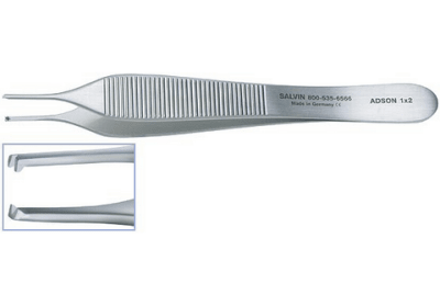 Pinza Adson 1x2