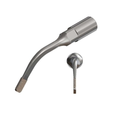 square diamond tip for osteotomy on very thin