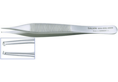 Salvin MIcro Adson 0.5mm 1x2 Teeth-4.75