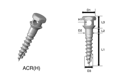 Microtornillo H 1.5