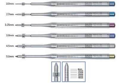 Salvin Straight Spreading Osteotomes W/Stop-Set 6