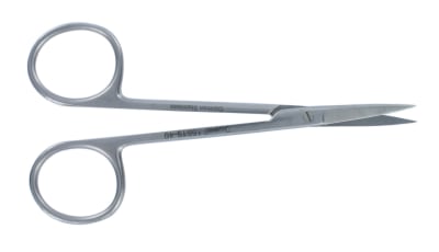 Gum Scissors IRIS STRAIGHT 11.5Cm