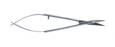 CASTROVIEJO SCISSORS CURVED 1 BLADE SERRATION