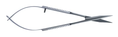 CASTROVIEJO SCISSORS STRAIGHT 1 BLADE SERRATI