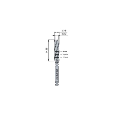 TREPHINE BUR 3.5/2.2 MM 14.95 MM LONG TO PREV