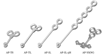 Placa Anclaje en Y, 3 orif.