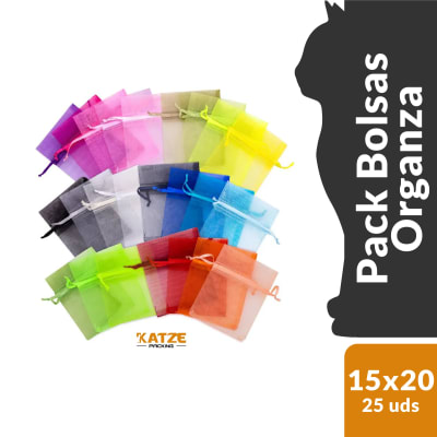 Pack 25Un. Organza 15x20 Mix